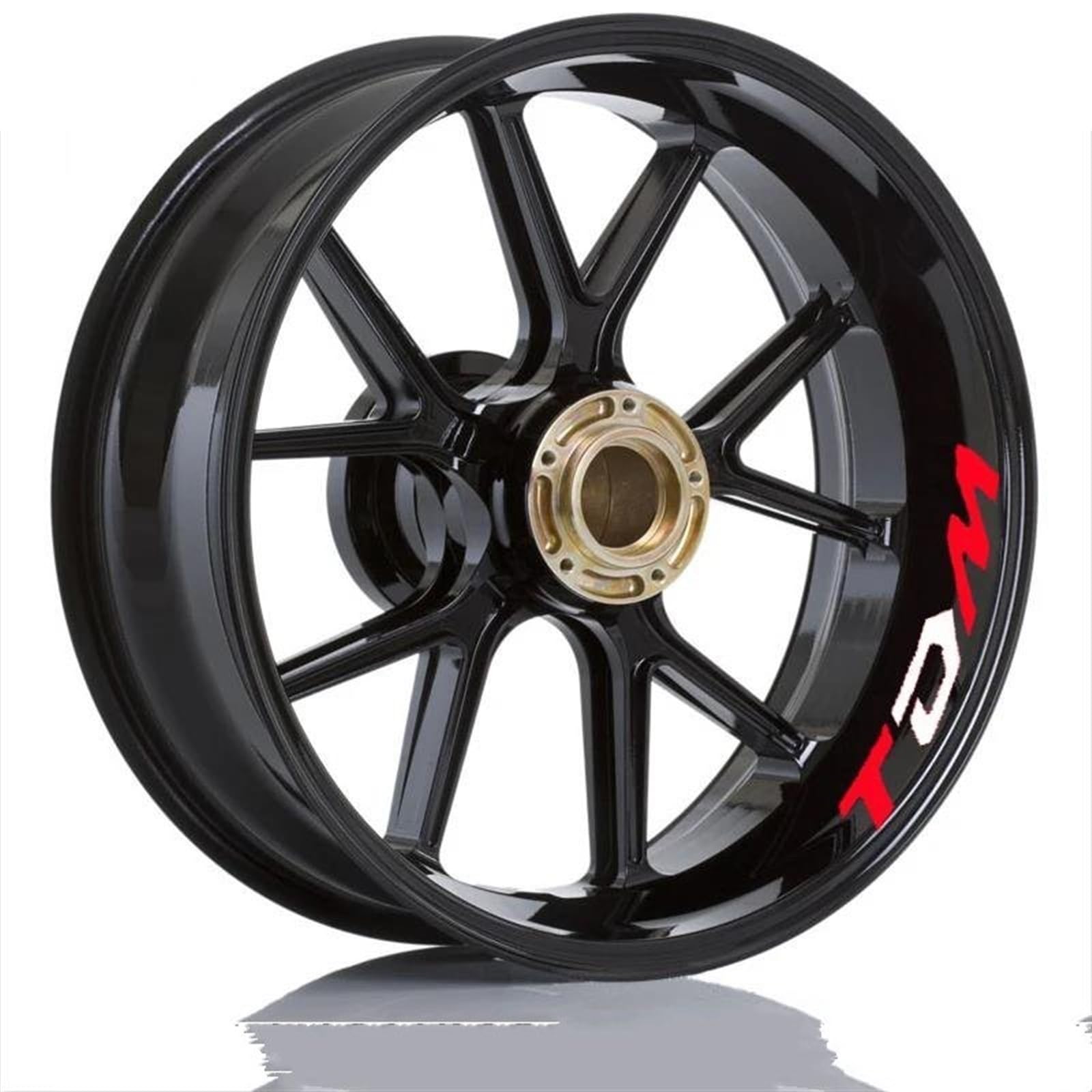Motorcycle Accessories Reflective Rim Edge Stripes Wheel Stickers for Yamaha TDM 900(Color7)