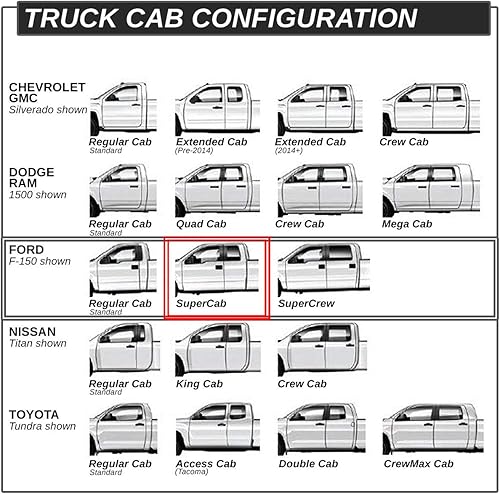 Miniatura 5 de Auto Dynasty Barras de escalón ovaladas compatibles con Ford F150 de cabina extendida 2004-2008, barras de escalón laterales de acero inoxidable,