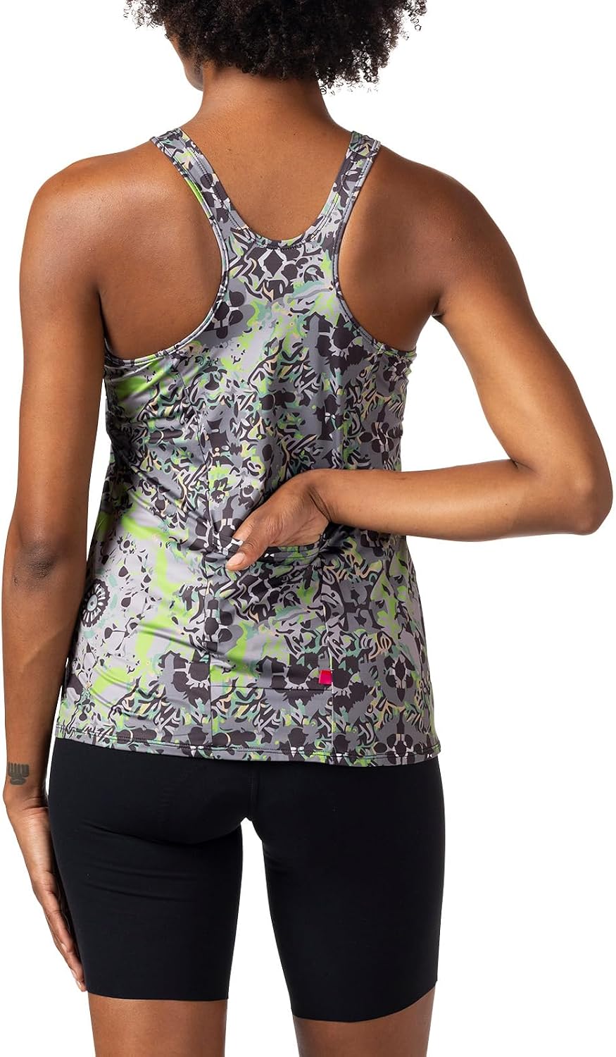 Terry Easy Rider Tank Top for Women Cycling Jersey Sleeveless Racer-Back Style Breathable Moisture Wicking Bike Hike