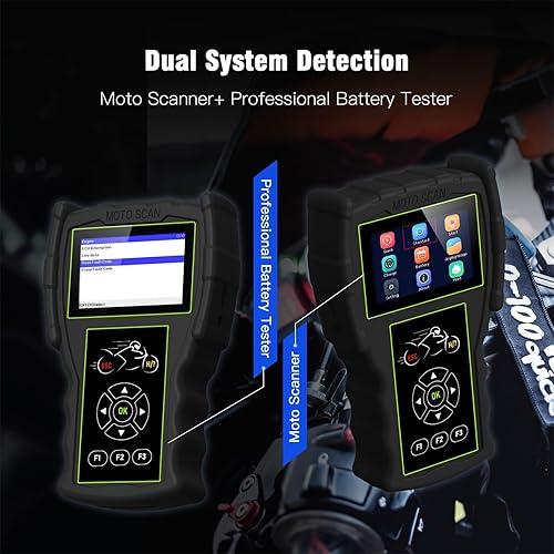 Miniatura 3 de Herramienta de prueba de diagnóstico del motor del sistema de motocicleta M100 Pro Moto Scanner 3.5 '' Lectores de código de pantalla Herramientas
