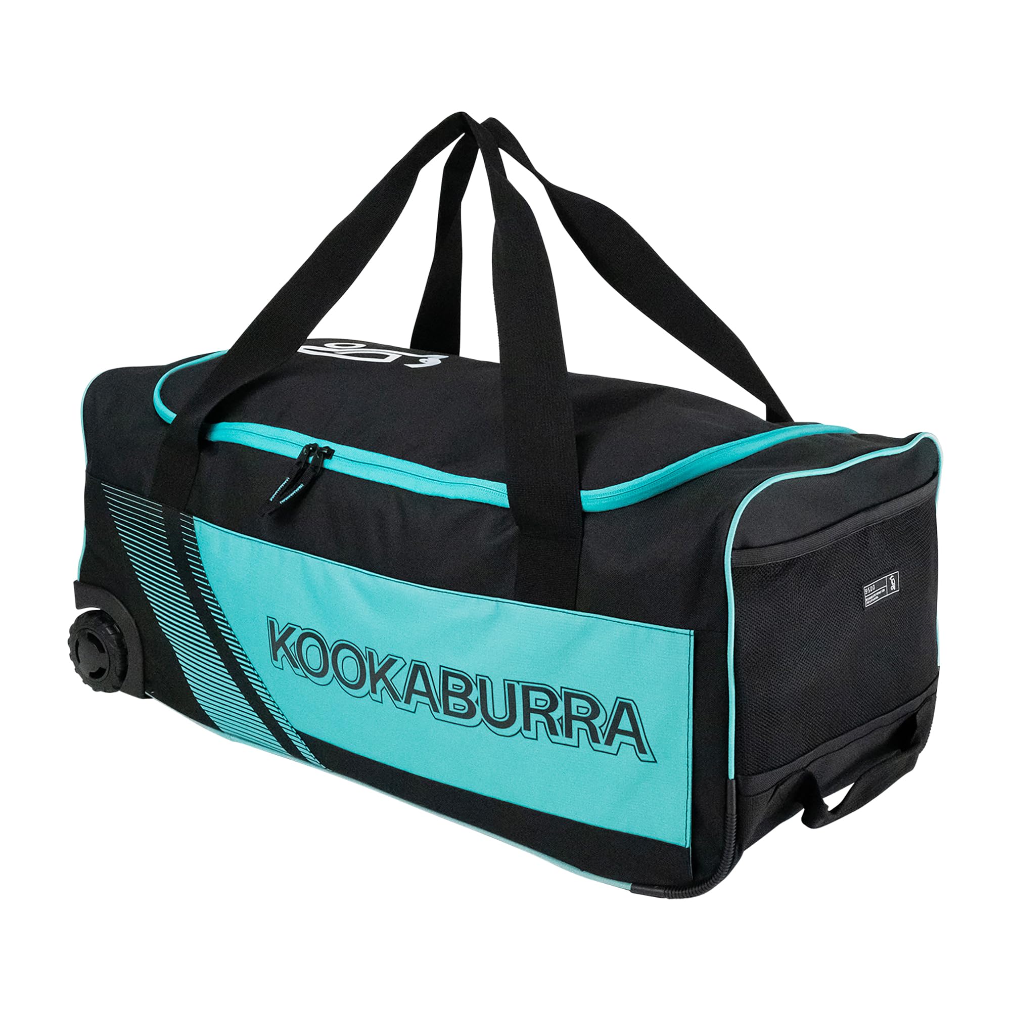 Kookaburra 9500 Wheelie Cricket Bag - Black/Teal
