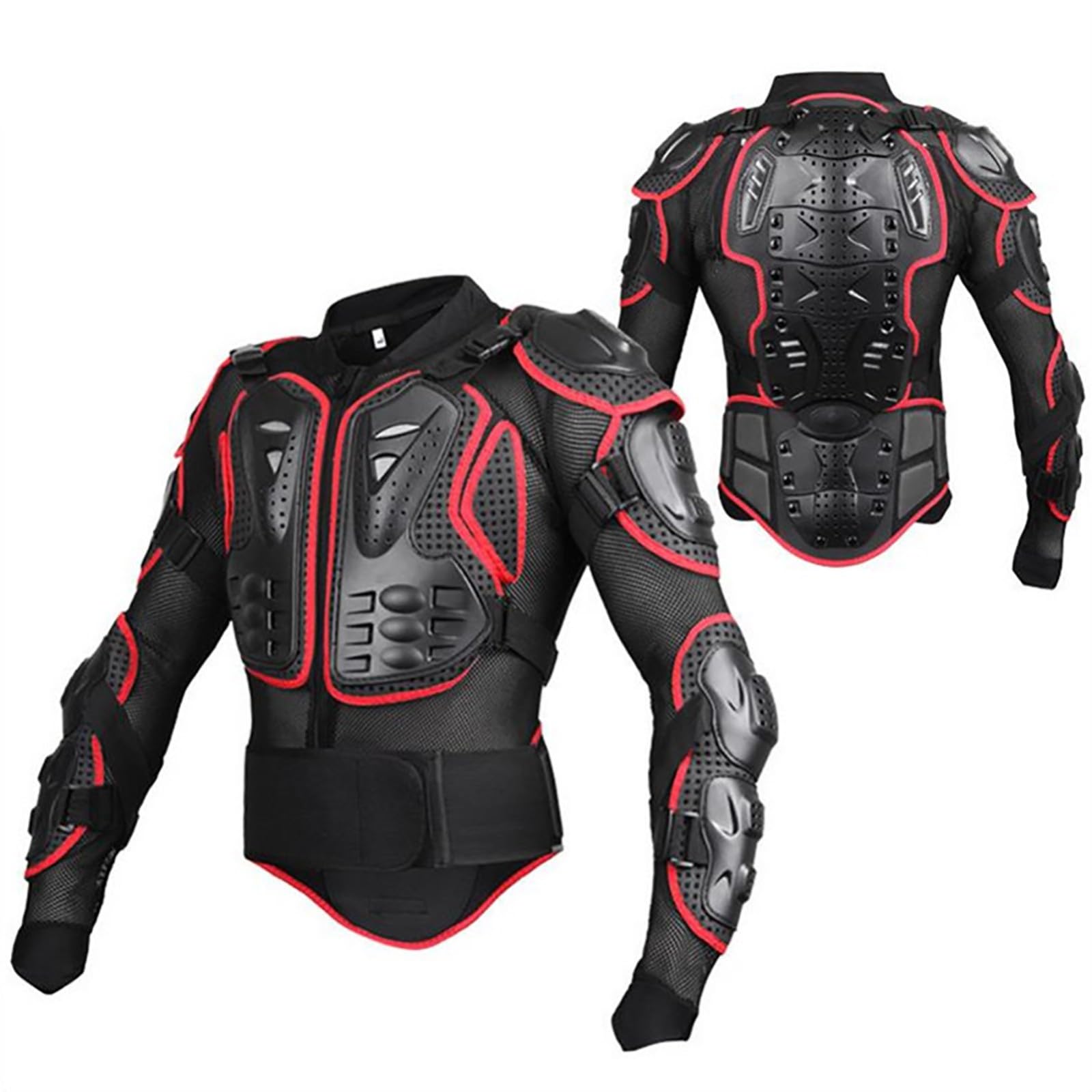 Chaleco Protector Para El Cuerpo De Moto Para Adultos, Armadura De Motocicleta Todoterreno, Armadura Todoterreno Para Bicicleta, Ropa Protectora Para Exteriores, Chaqueta Protectora Red,5XL