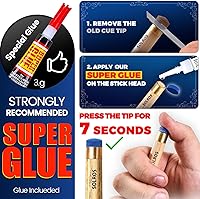 Vista 4 de Billiard Pool Cue Tips - Pool Cue Stick Tips Replacement Repair Kit Billiard Cue Tips with Storage Box for Pool Table Cues Stick Tips Head and