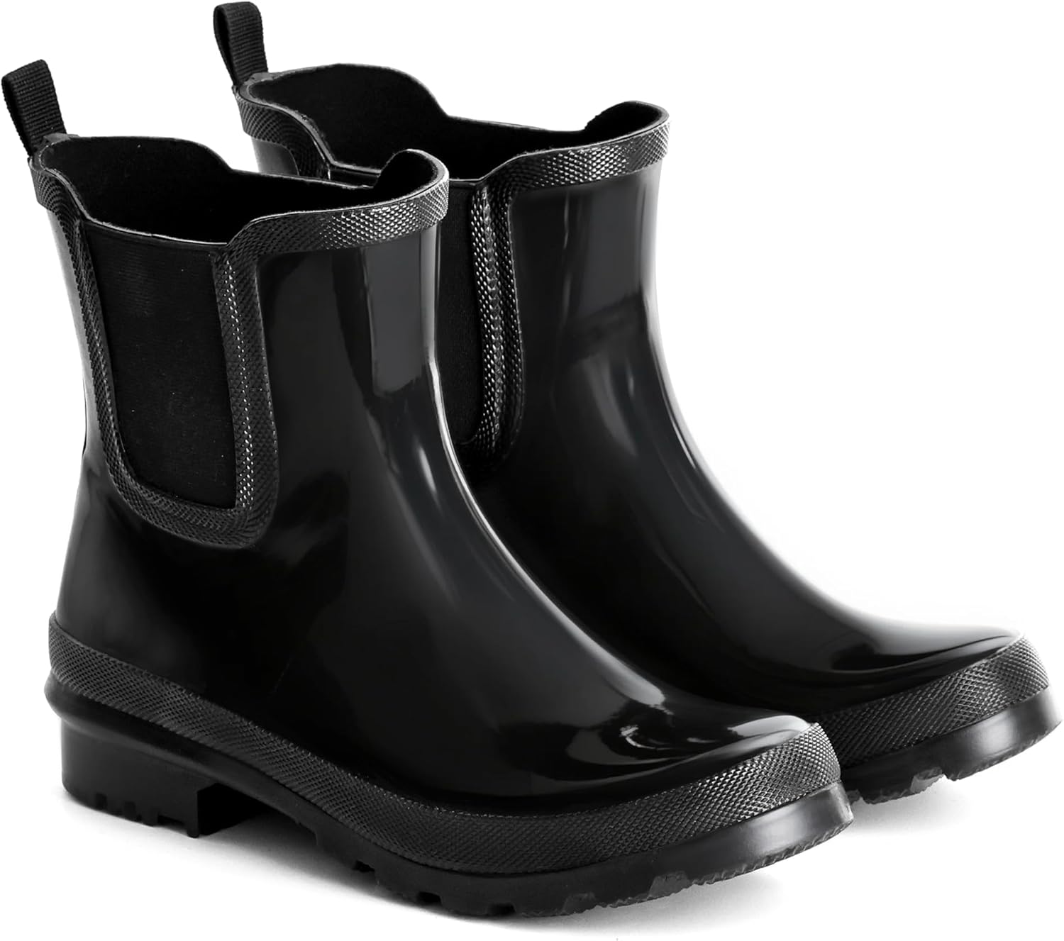 Furuian Women's Chelsea Rain Boots - Waterproof Comfort