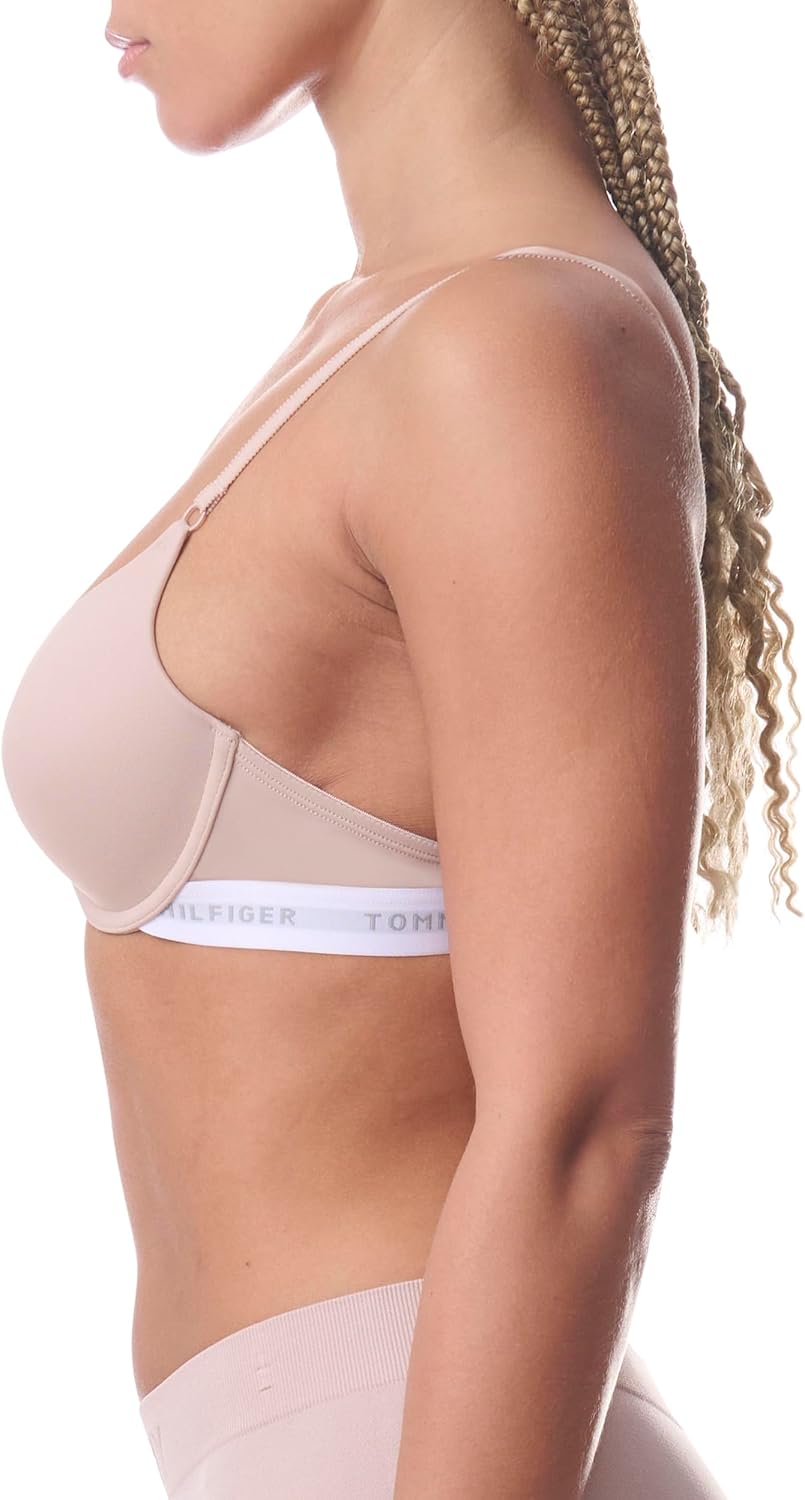 Tommy Hilfiger Womens Microfiber Push Up Bra 2-Pack - Image 3
