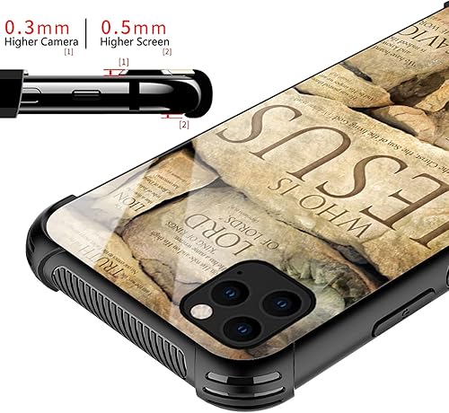 Miniatura 3 de Funda compatible con iPhone 13 Pro Max, diseño de fe cristiana Jesús, diseño increíble a prueba de golpes, antiarañazos, carcasa trasera de