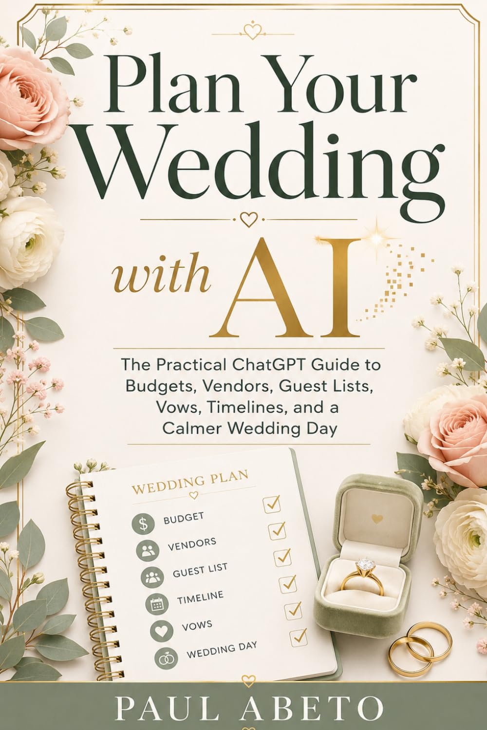 Plan Your Wedding with AI: The Practical ChatGPT Guide to Budgets, Vendors, Guest Lists, Vows, Timelines, and a Calmer Wedding Day (Plan Your Life ... ChatGPT Guides for Real Life Decisions)