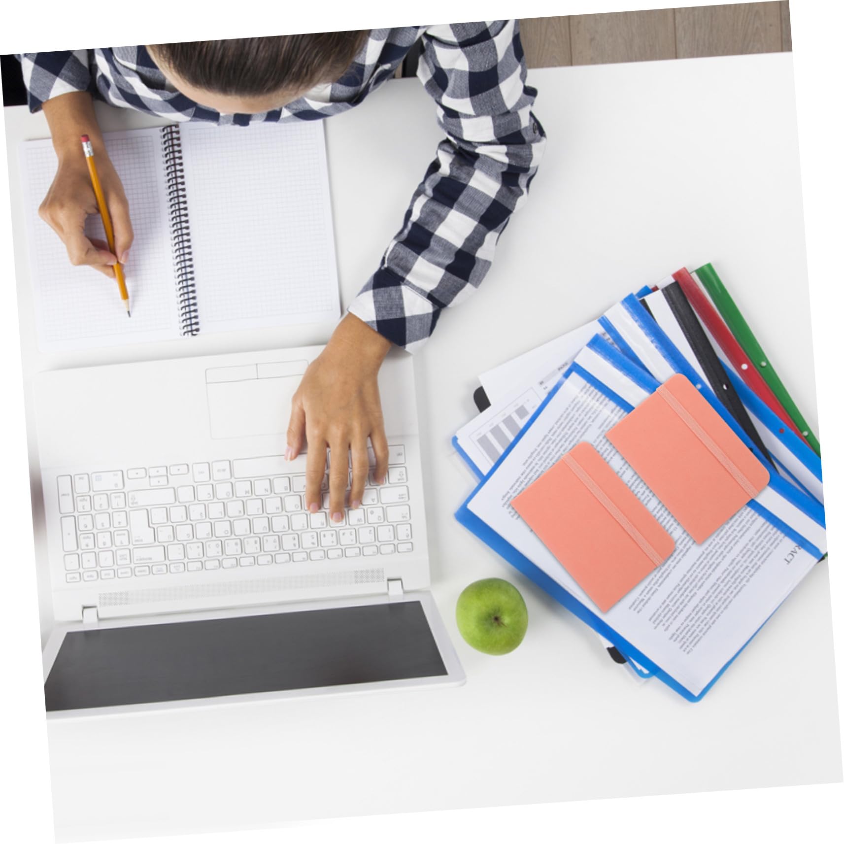Uonlytech 10pezzi Quaderno Diario Tascabile Mini con Copertina Rigida e Segnalibro di Taccuini Portatili in Carta per Borsa Pianificazione Settimanale e Mensile