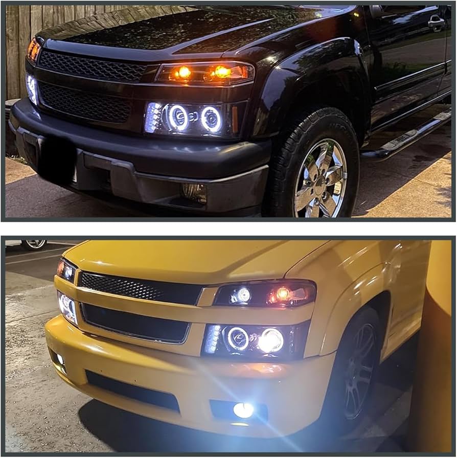 シボレー コロラド 社外ヘッドライト ブラックスモーク