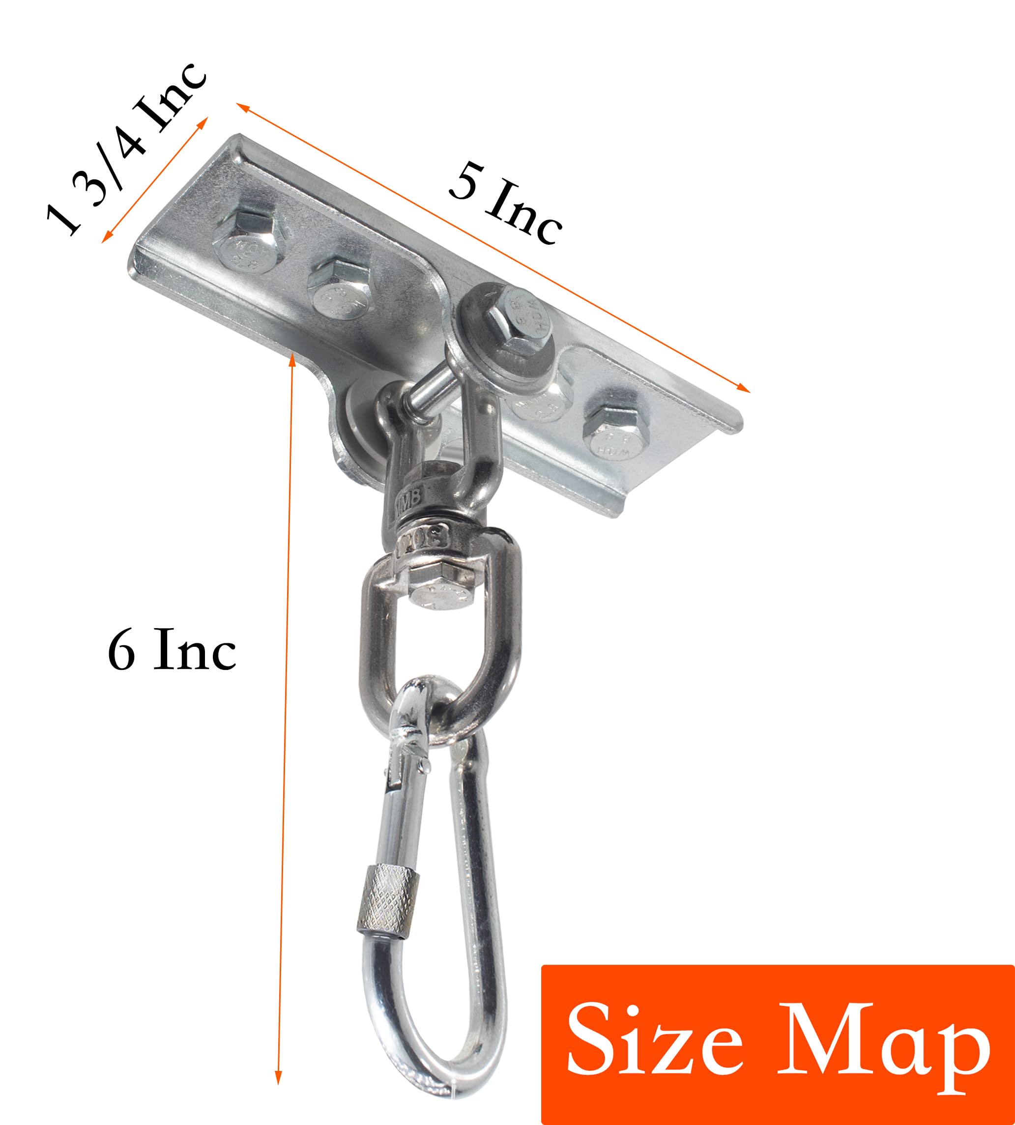 Cintre de sac de frappe lourd avec ressort rotatif à 360 °/support de suspension robuste pour sacs lourds de 40,8 kg à 81,6 kg Cintre de sac de frappe lourd avec ressort rotatif à 360 °/support de suspension robuste pour sacs lourds de 40,8 kg à 81,6 kg