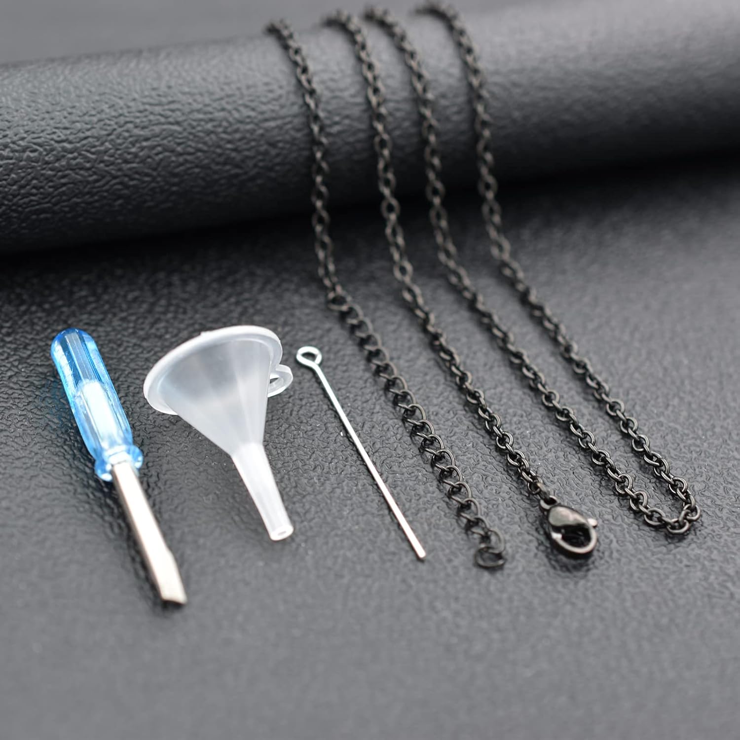 Moon Urn Necklaces for Ashes Stainless Steel Cremation Jewelry for Ashes Keepsake Urn Necklace for Human Pet Ashes Memorial Jewelry for Women Men Funeral Jewelry - Image 5