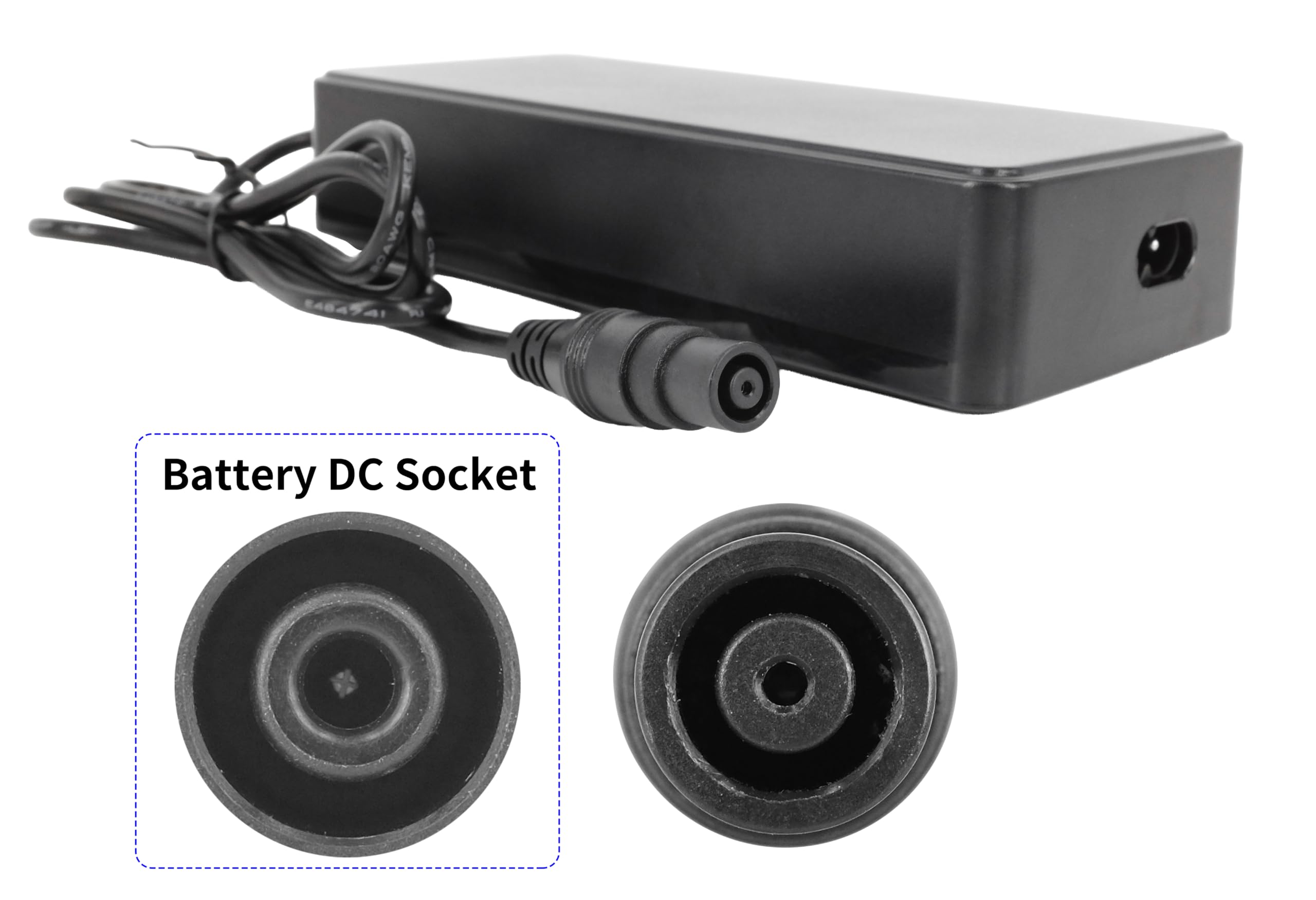 PowerSmart Caricatore di ricambio da 2 A, 53,6 V, per Xiaomi 4 Pro Max, 5 Max, 6 Ultra