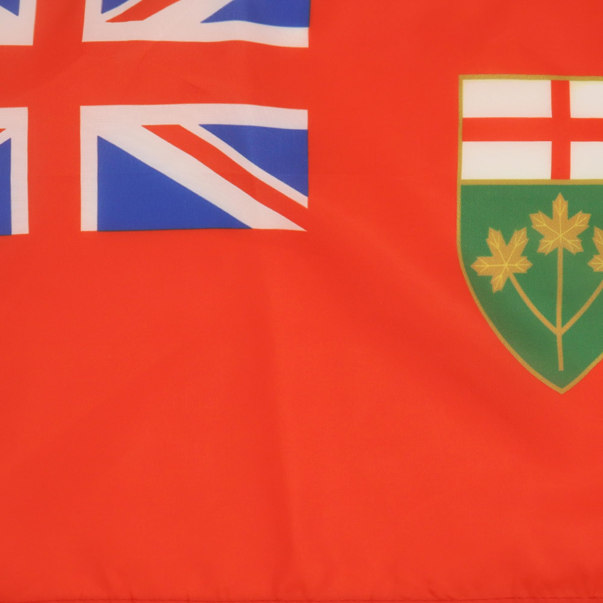 AZ FLAG - Drapeau Franco-Ontariens - 90x60 Cm - Drapeau Des Français D'Ontario 100% Polyester Avec Fourreau Et Cordelette - Pavillon 50 G