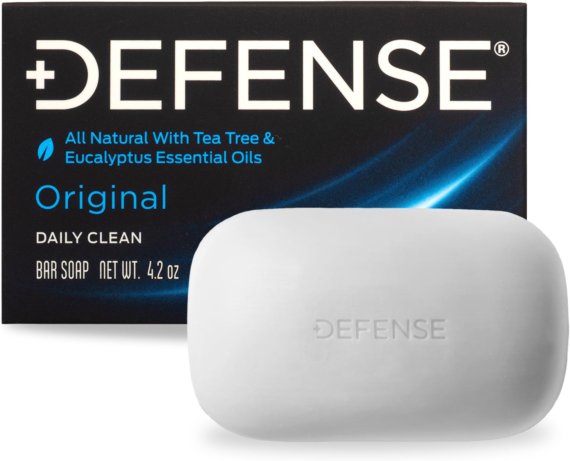Defense Soap 4.2 Oz Bar - 100% Natural Tea Tree and Eucalyptus Oil
