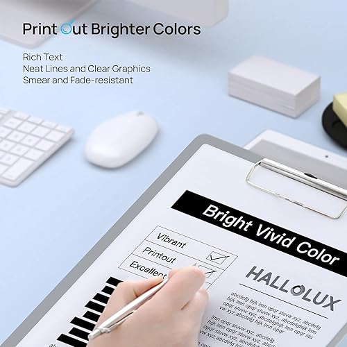 Miniatura 3 de Paquete de 3 cintas de repuesto para calculadora IR40T IR-40T CP13 MP-12D para impresora con Canon, Sharp EL-1750V, EL-1801V y más (negro, rojo,