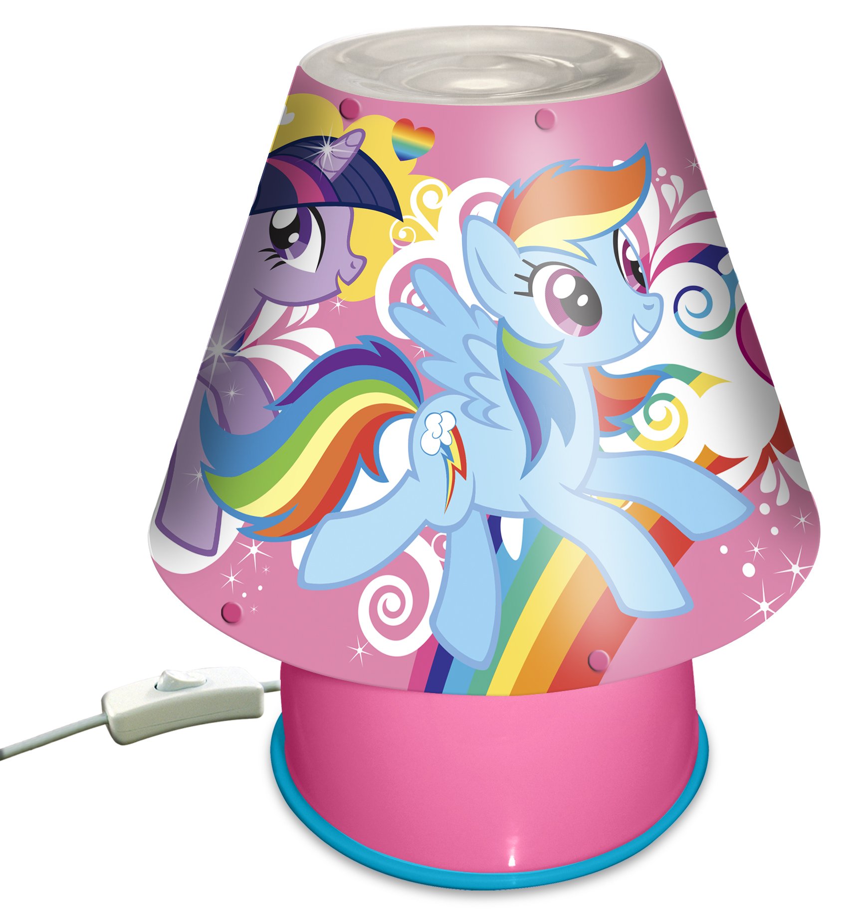 My Little Pony Rainbow Power, a fibra ottica, rosa Lampada elettrica arcobaleno rosa