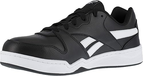 Miniatura 5 de Reebok Bb4500 - Tenis de trabajo con punta de seguridad para hombre, botas industriales y de construcción, NegroBlanco