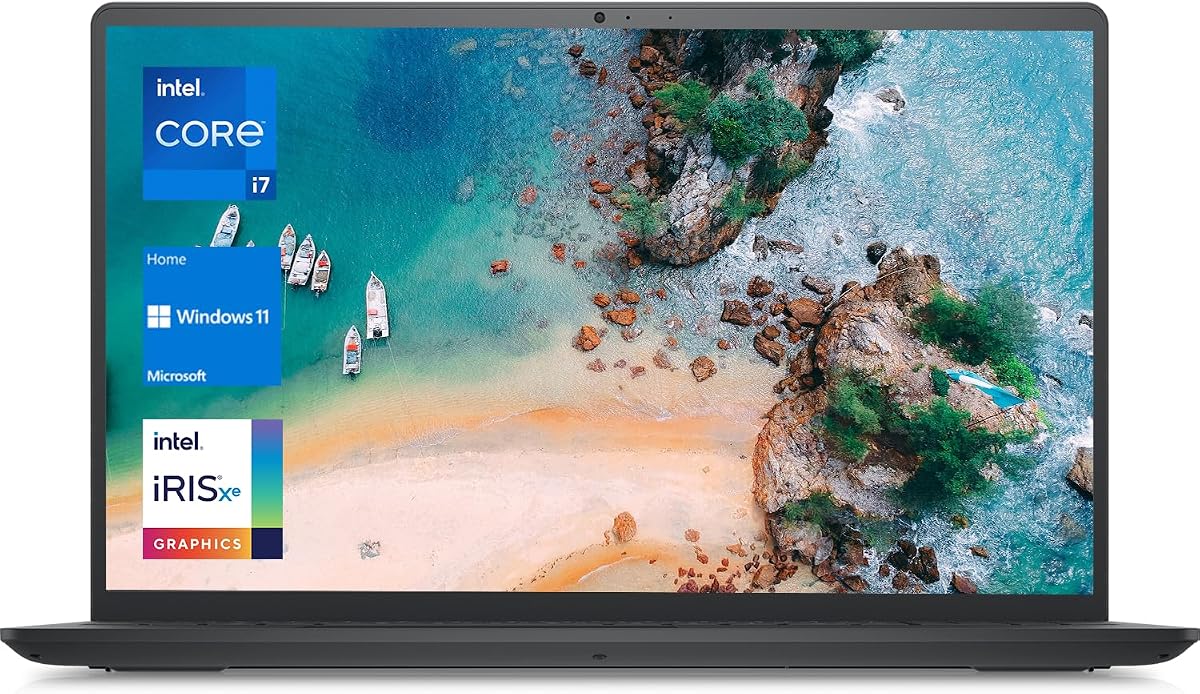 Portátil Dell Inspiron 3520 15.6" FHD, procesador Intel Core i7-1255U, 32 GB de RAM, SSD de 1 TB, cámara web, HDMI, ranura para tarjetas SD, Wi-Fi 6, Windows 11 Home, negro