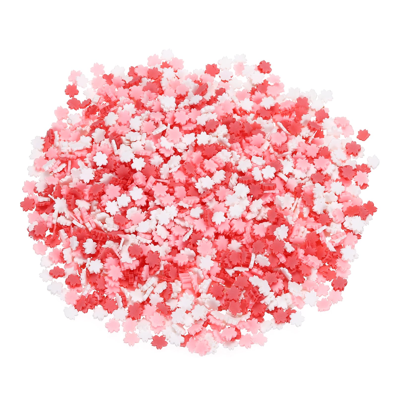Rodajas de arcilla polimérica de cerezo para manicura y fundas personalizadas de móvil