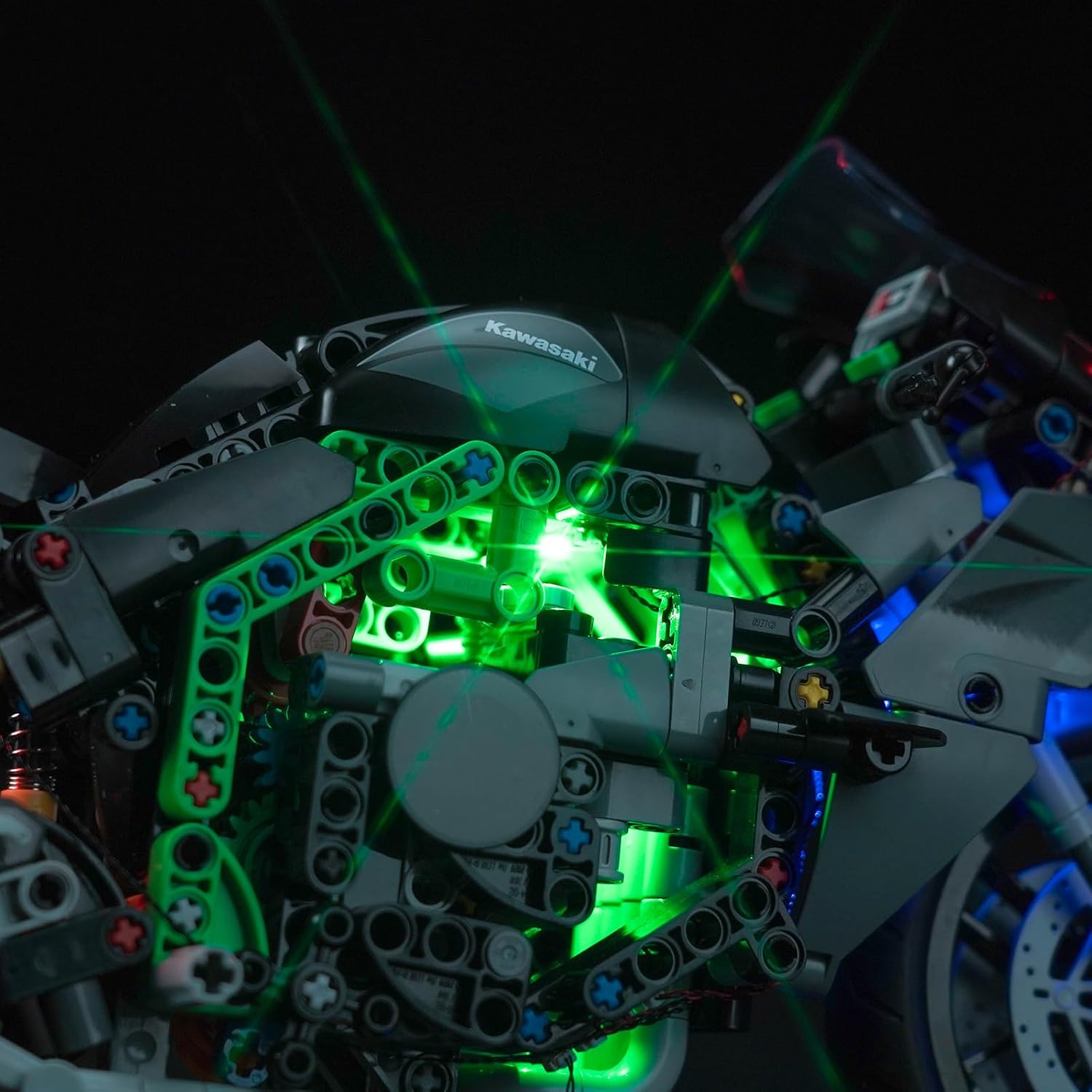 LED Light Kit for Lego 42170 Kawasaki Ninja H2R Motorcycle, Light Kit ONLY, Lego Model NOT Included