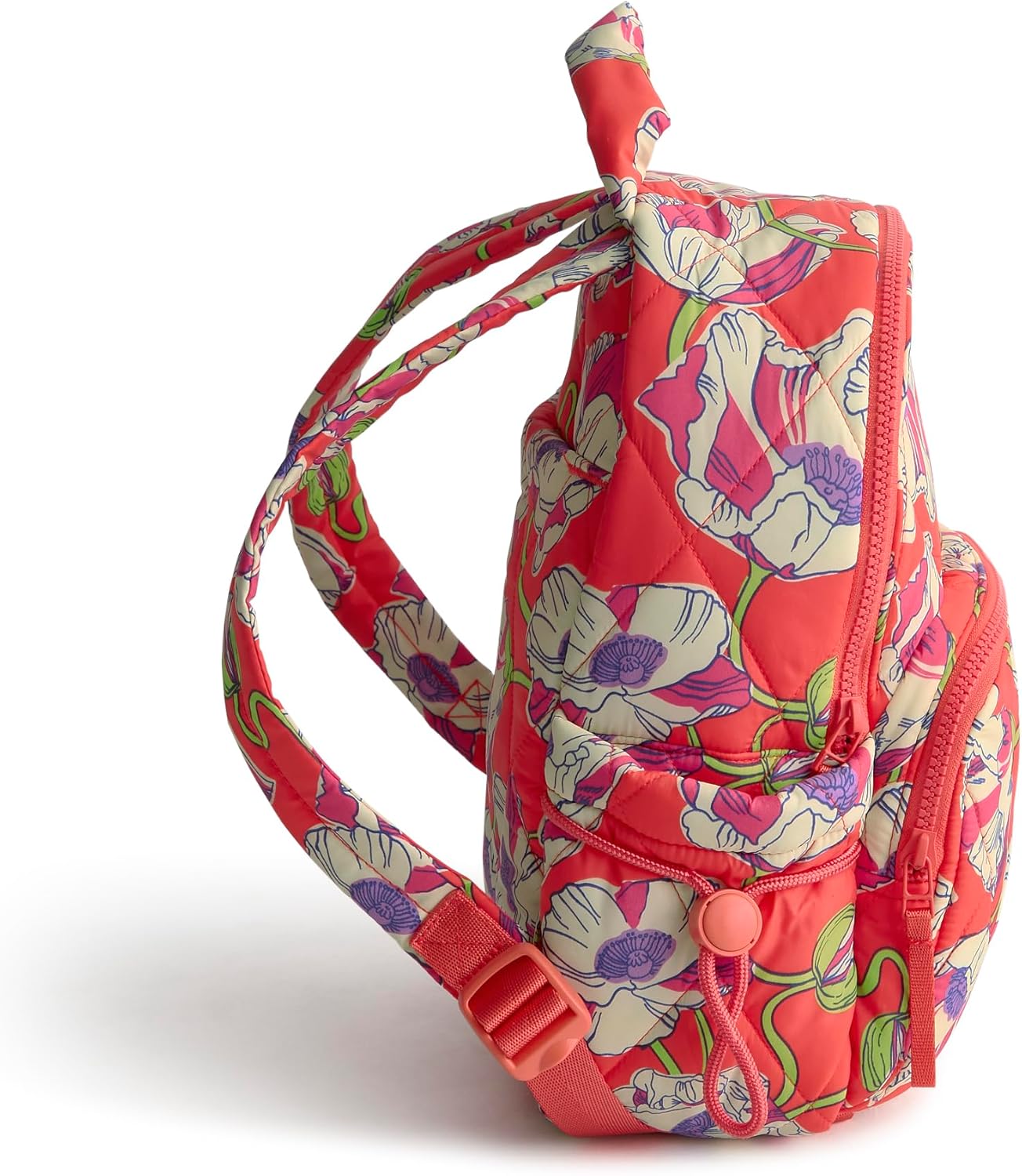 Vera Bradley Women's Featherweight Small Banbury Backpack, Swirling Poppies, One Size - Image 5