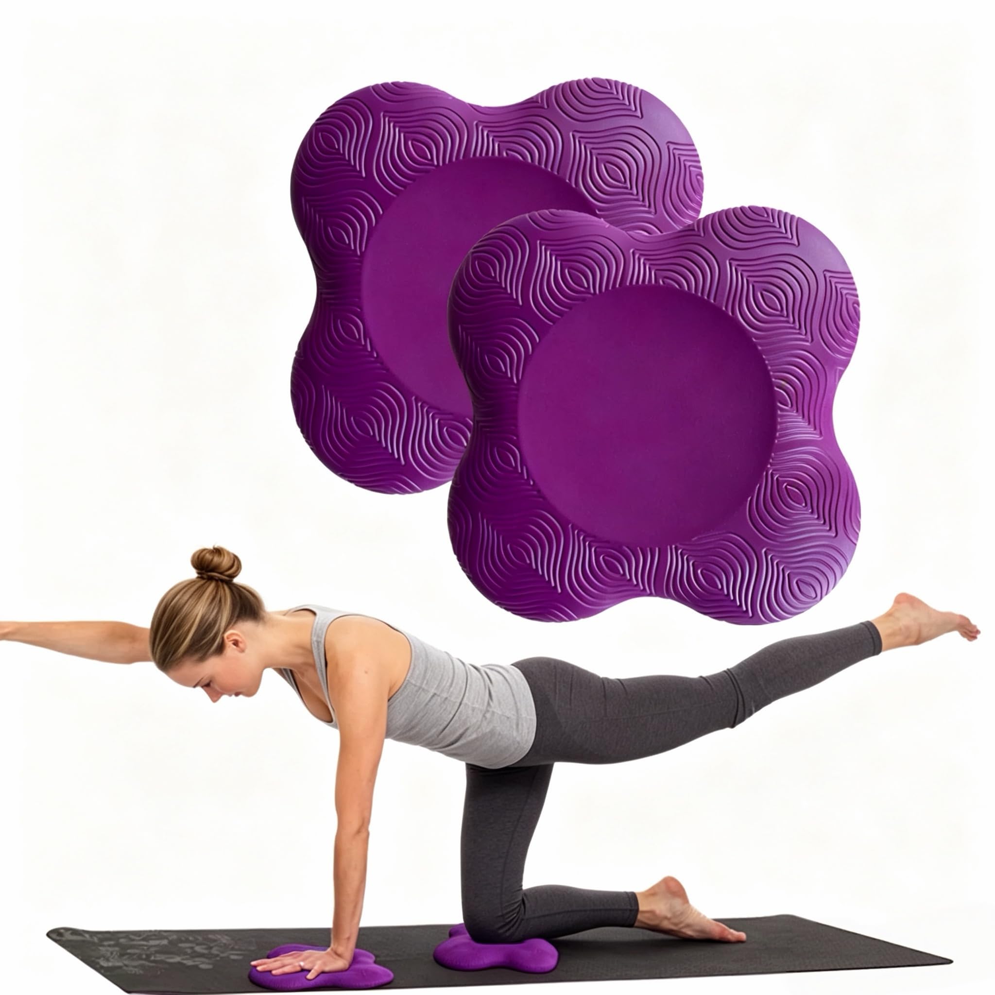 Yoga Knee Pad Cushion Extra Thick for Knees Elbows Wrist Hands Head Foam Yoga Pilates Work Out Kneeling pad