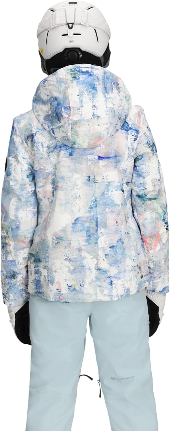Obermeyer Girls Rylee Print Ski Jacket, Insulated and Waterproof with Extended Wear System