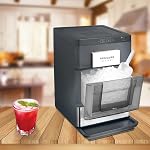 Frigidaire Gallery, 33 Lbs. Machine à glaçons de comptoir, Nugget en forme de glace, Tige en acier inoxydable, noir
