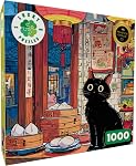 Lucky Puzzles - Bao & Whiskers - 1000 Piece Jigsaw Puzzle for Adults | Whimsical Cat and Dim Sum Artwork | Unique Gift for Puzzle Lovers and Foodies