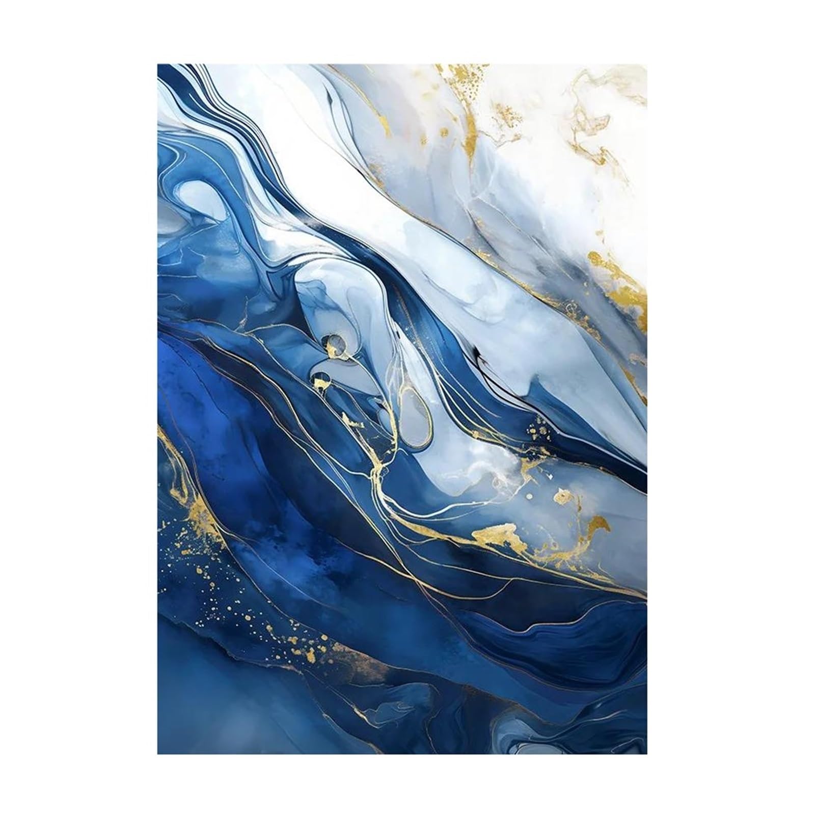 Peinture sur toile moderne rose bleue pour raviver un mur blanc triste 20x30