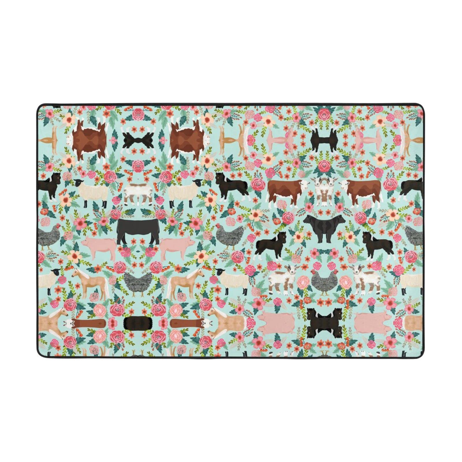 Tapis de salon ultra doux pour chambre et cuisine