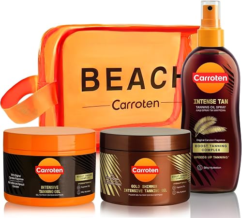 Carroten Set de 3 Accélérateurs de Bronzage - Kit Bronzan…