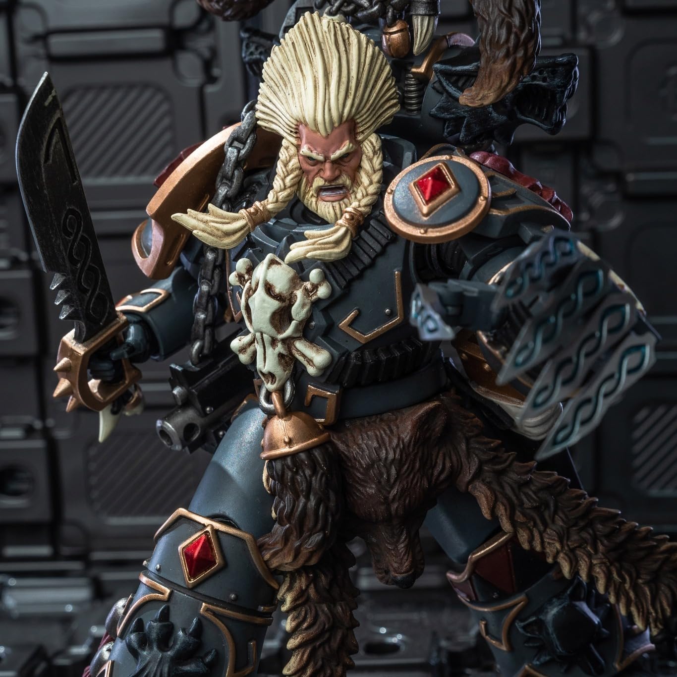 Amazon.com: JOYTOY Warhammer 40K Space Wolves 1/18 Action
