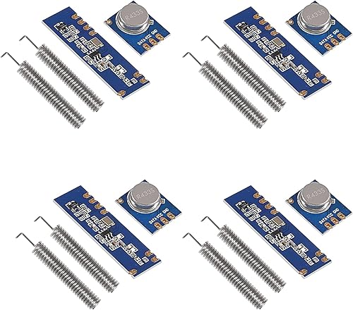 Miniatura 2 de 4Sets 433MHz Ask STX882 SRX882 Transmisor de control remoto inalámbrico y módulo receptor Kit STX882+SRX882 con antena de resorte de cobre
