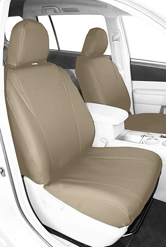 Miniatura 5 de caltrend Custom Fit cubierta de asiento para Select Nissan Cube modelosI Can 't believe it' s no piel, BeigeNegro (Beige Insert with Black Trim)