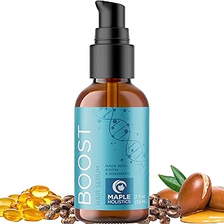 Sponsored Ad - Biotin Hair Growth Serum - Rosemary Hair Thickening Serum with Peppermint Caffeine and Black Castor Oil for...