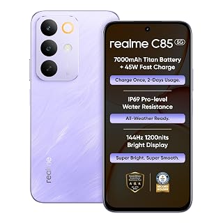 realme C85 5G Smartphone 4+128GB Purple