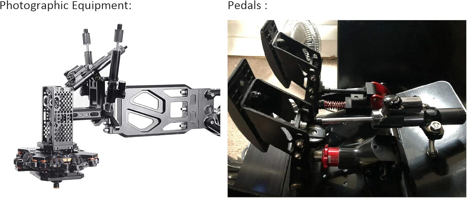 295mm CNC Adjustable Universal Steering Damper Linear Stabilizer Control for Snowmobile/Scooter/Motorbike/Motorcycle/ATV/Rudder Pedals(Fanatec V3) / Photographic Equipment