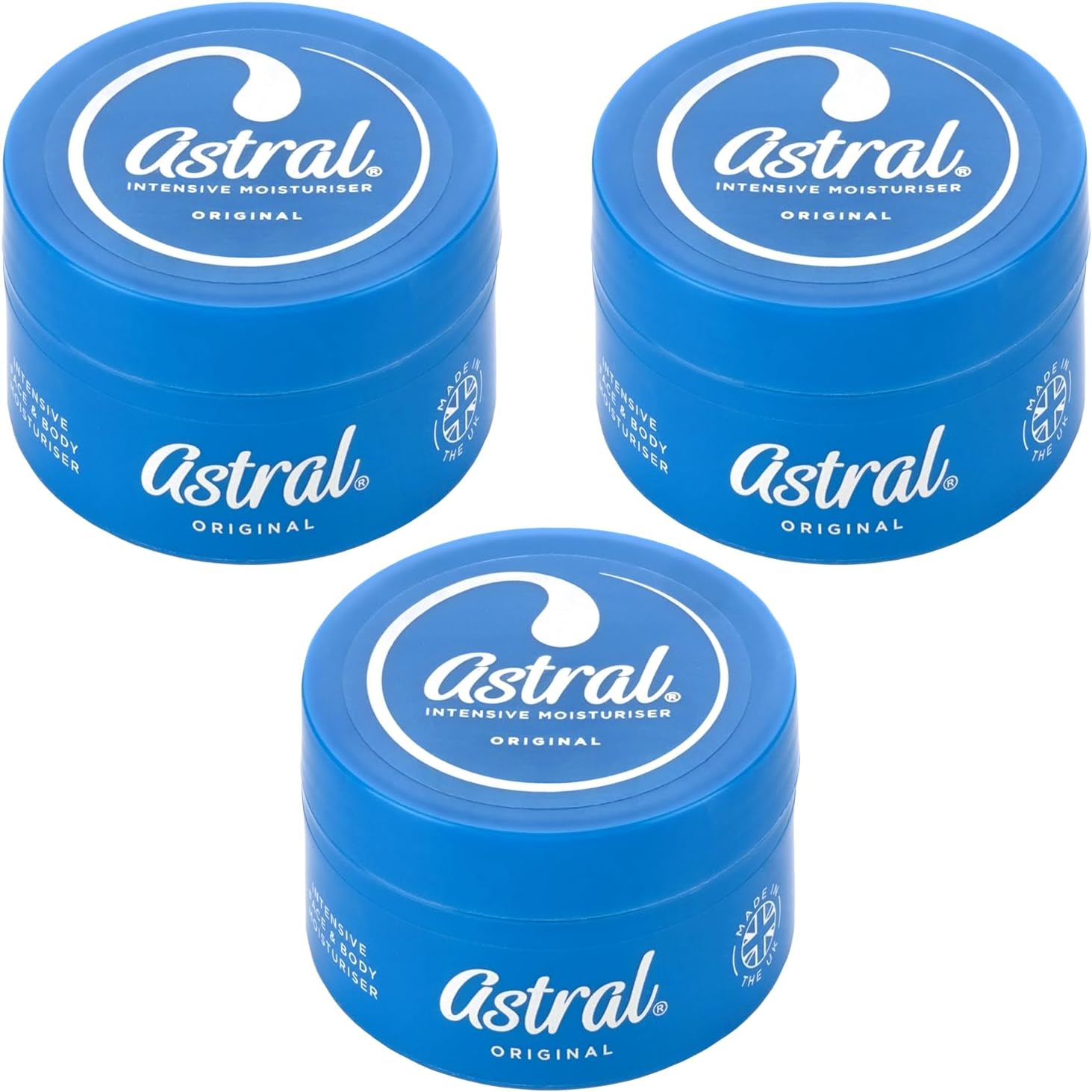 Astral Three Packs of Astral Cream x 50ml