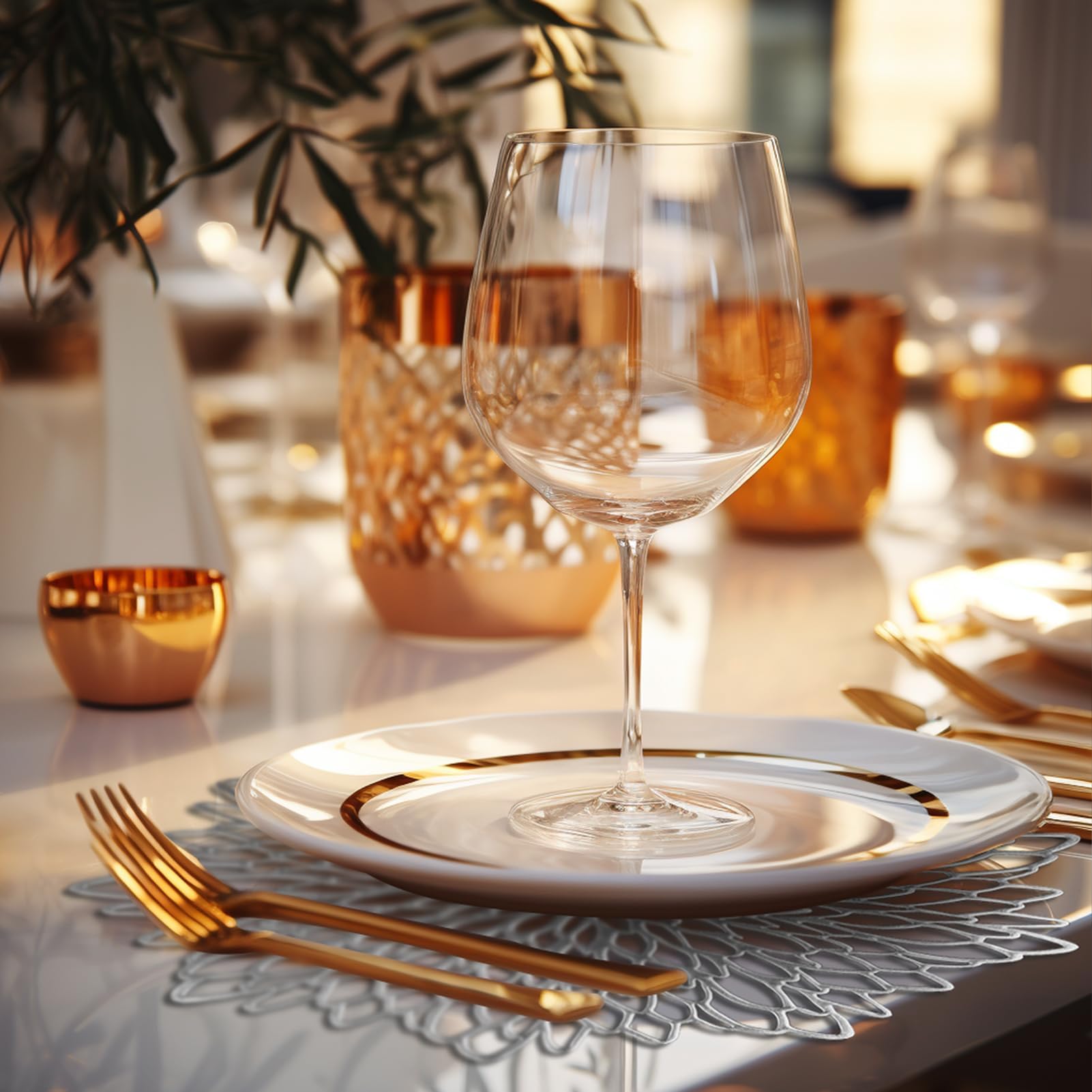 MI CASA Placemats and Coaster Set of 6 - Image 4