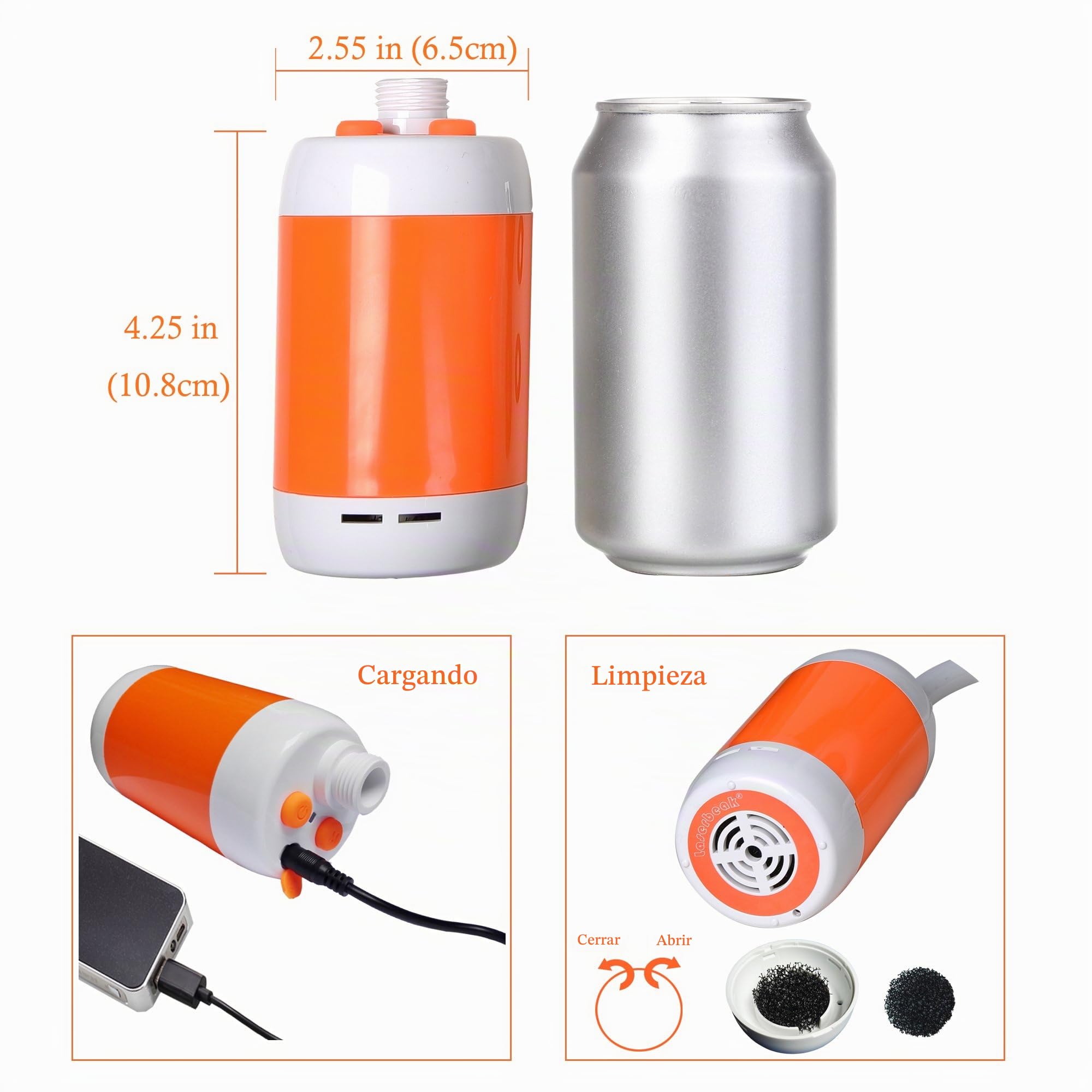 Laserbeak Duchas portátiles de Camping, duchas móviles, duchas portátiles, duchas al Aire Libre, para Interiores o Exteriores, baño Personal, Lavado de Coche, Mascotas, baño, Plantas, riego