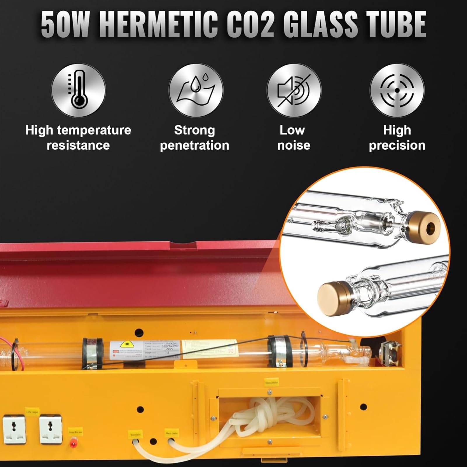50 W Incisore Laser Co2 Macchina Per Incisione Laser 300 x 200 mm Stampante Strumenti Per La Lavorazione Del Legno Stampante Laser Cutter E Incisore