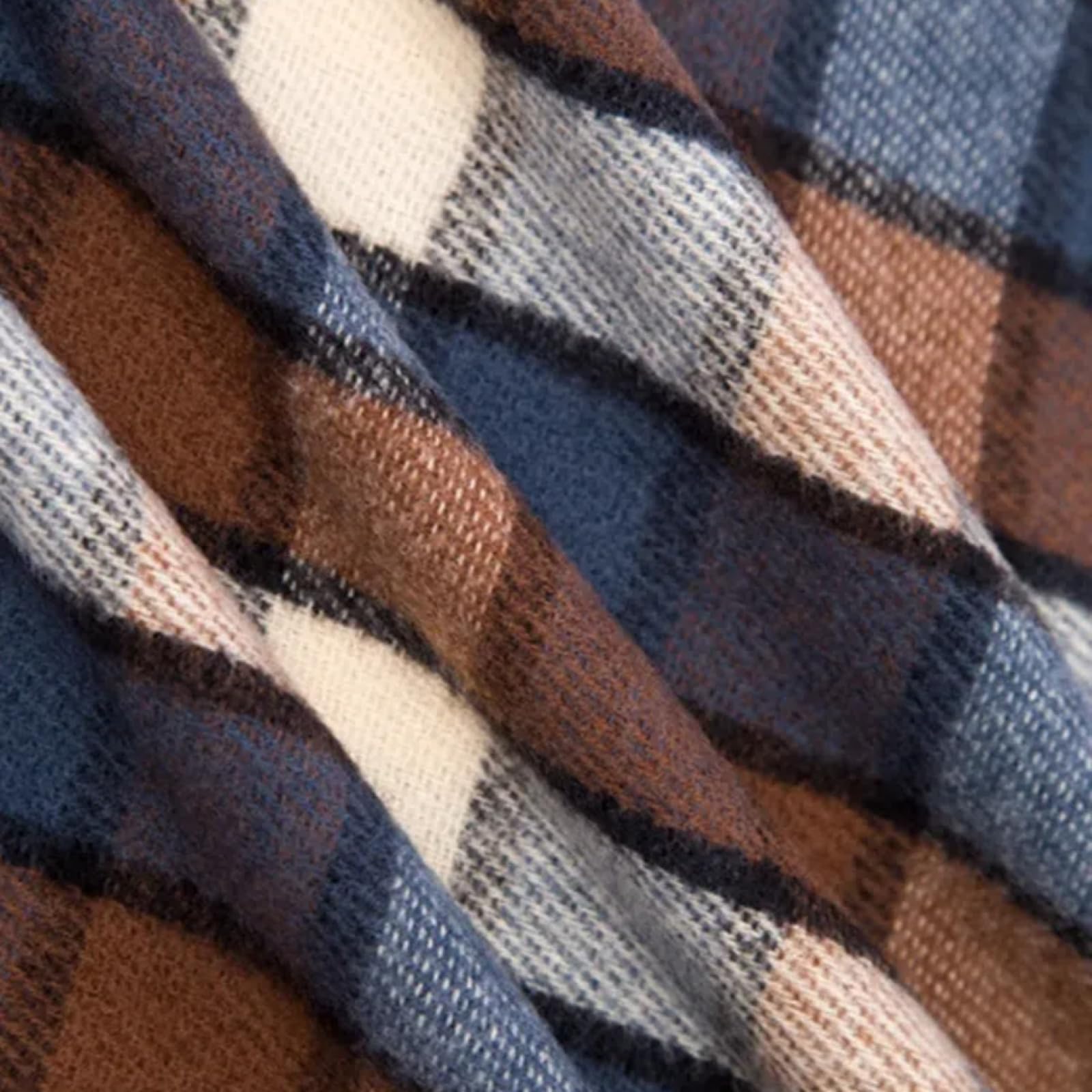 Schals Tücher Halstuch Scarf Frauen Schal Herbst Winter Adrette Plaid Quaste Scarve Mujer Foulard Schal