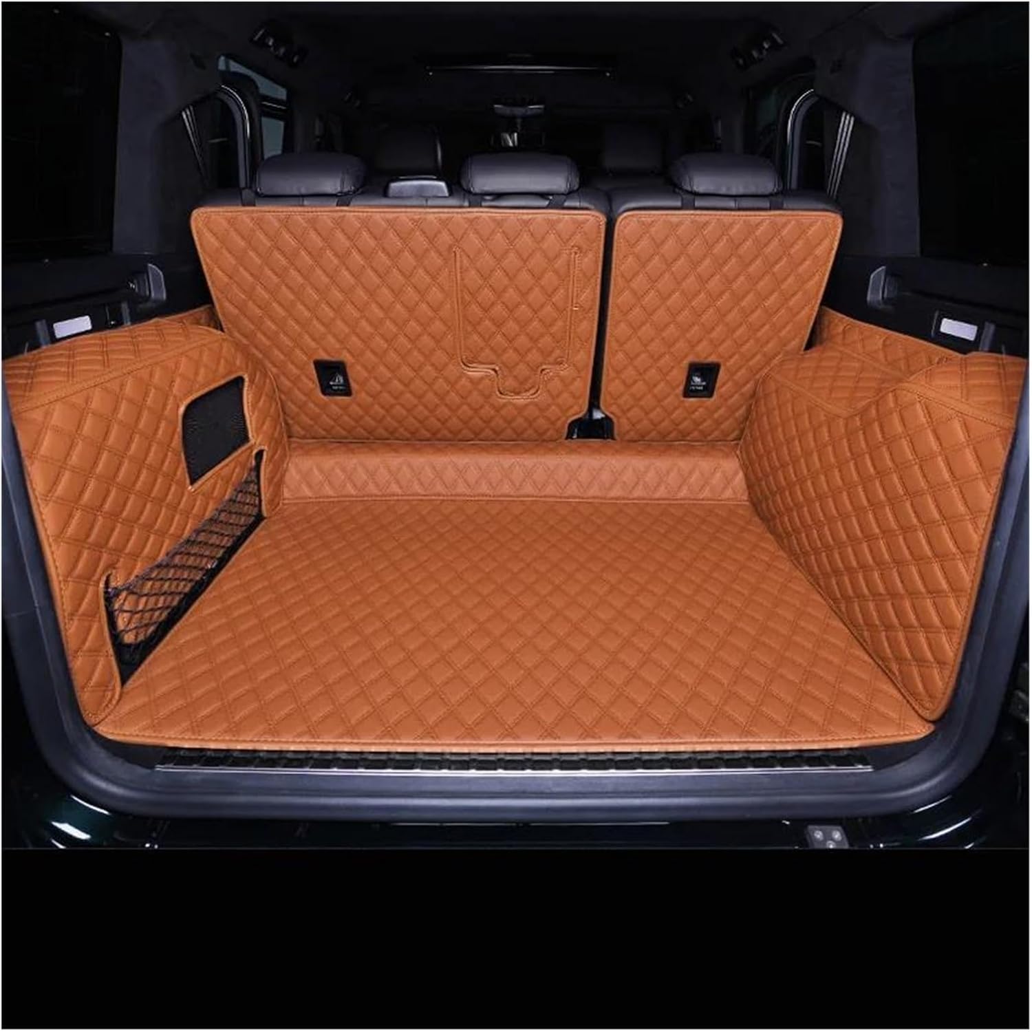 車のトランクマット 車のトランクマット ために ために AMG ために G63ブーツマットカスタム自動革 アクセサリー カーゴマット