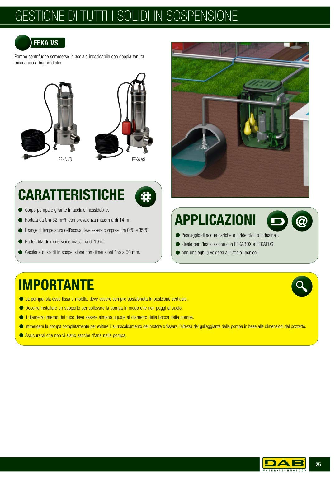 DAB FEKABOX 110 LT - Stazione automatica di raccolta e sollevamento acque reflue