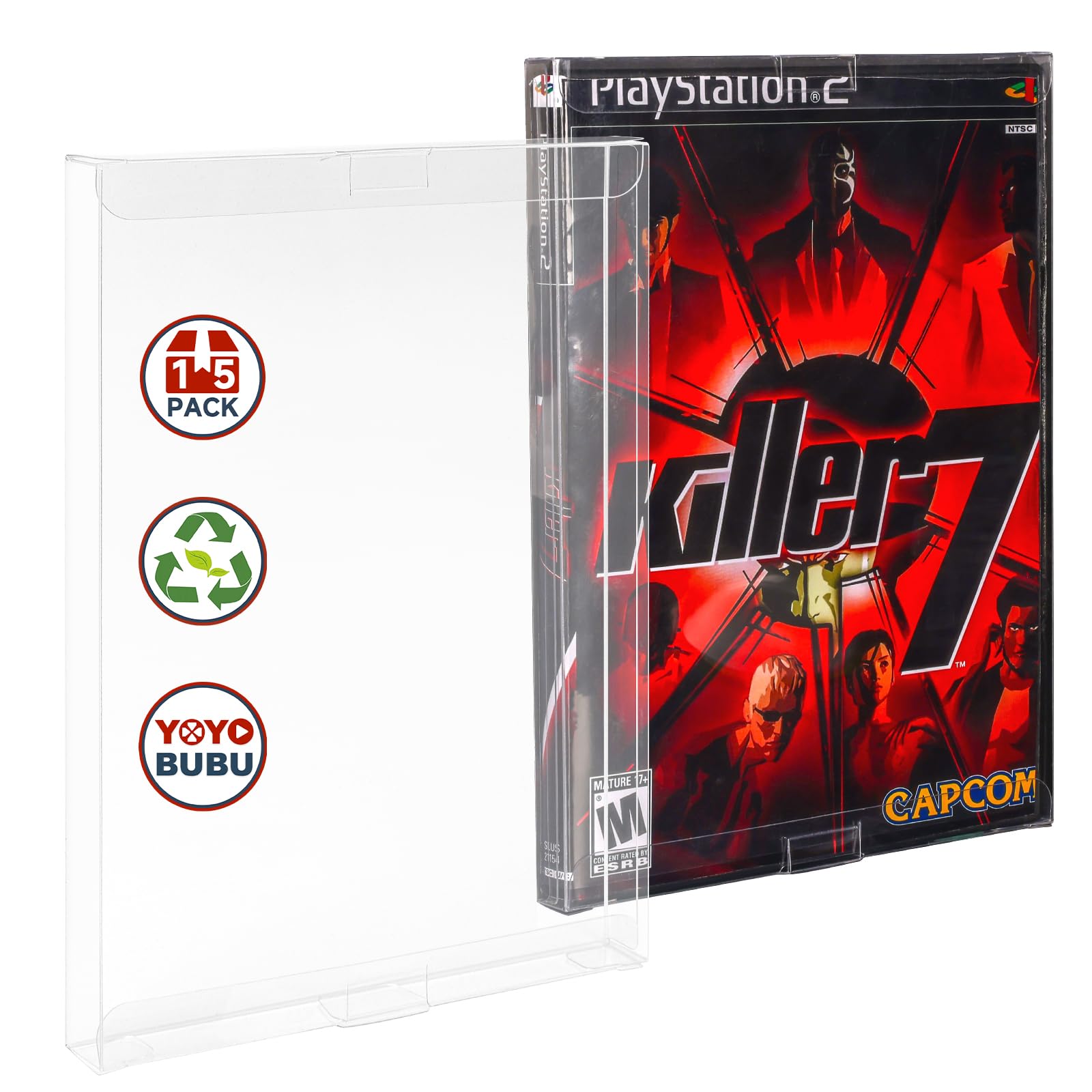Paquete de 15 fundas protectoras para videojuegos | Funda protectora para Gamecube, Xbox, PS2, Wii U y DVD | Fuerte protección para tu colección de videojuegos
