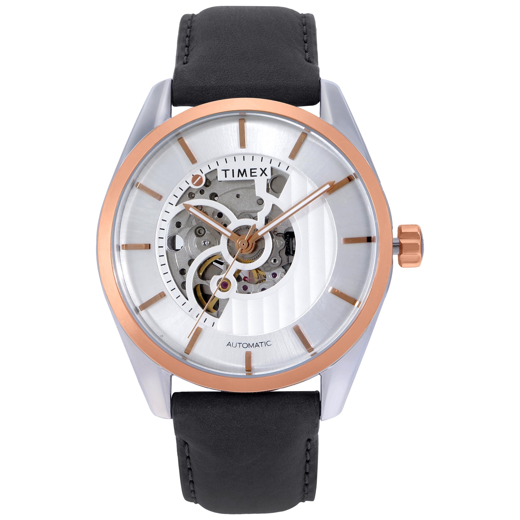Automatic Analog Silver Dial Men's Watch-TWEG17502