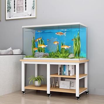 Fish Tank Stand,20-29 Gallon Metal Aquarium Stand With Wheels,double Layer Rolling Breeder Tank Stands,turtle Tank Terrariums Tank Breeder Reptile Tank Stand For Home Office Without Fish Tank
