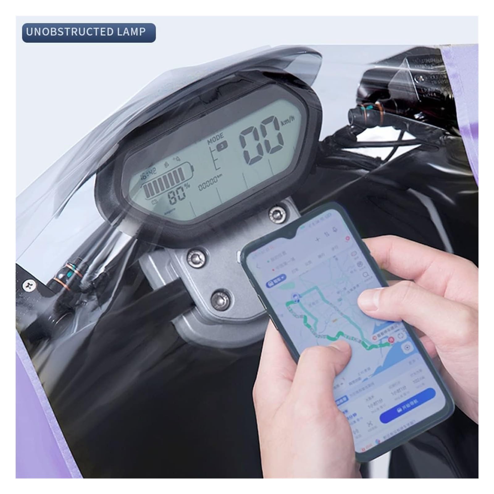 Ponczo przeciwdeszczowe, pojedyncza wiatroszczelna peleryna przeciwdeszczowa z kapturem, unisex, na rower elektryczny skuter mobilny osłona przeciwdeszczowa