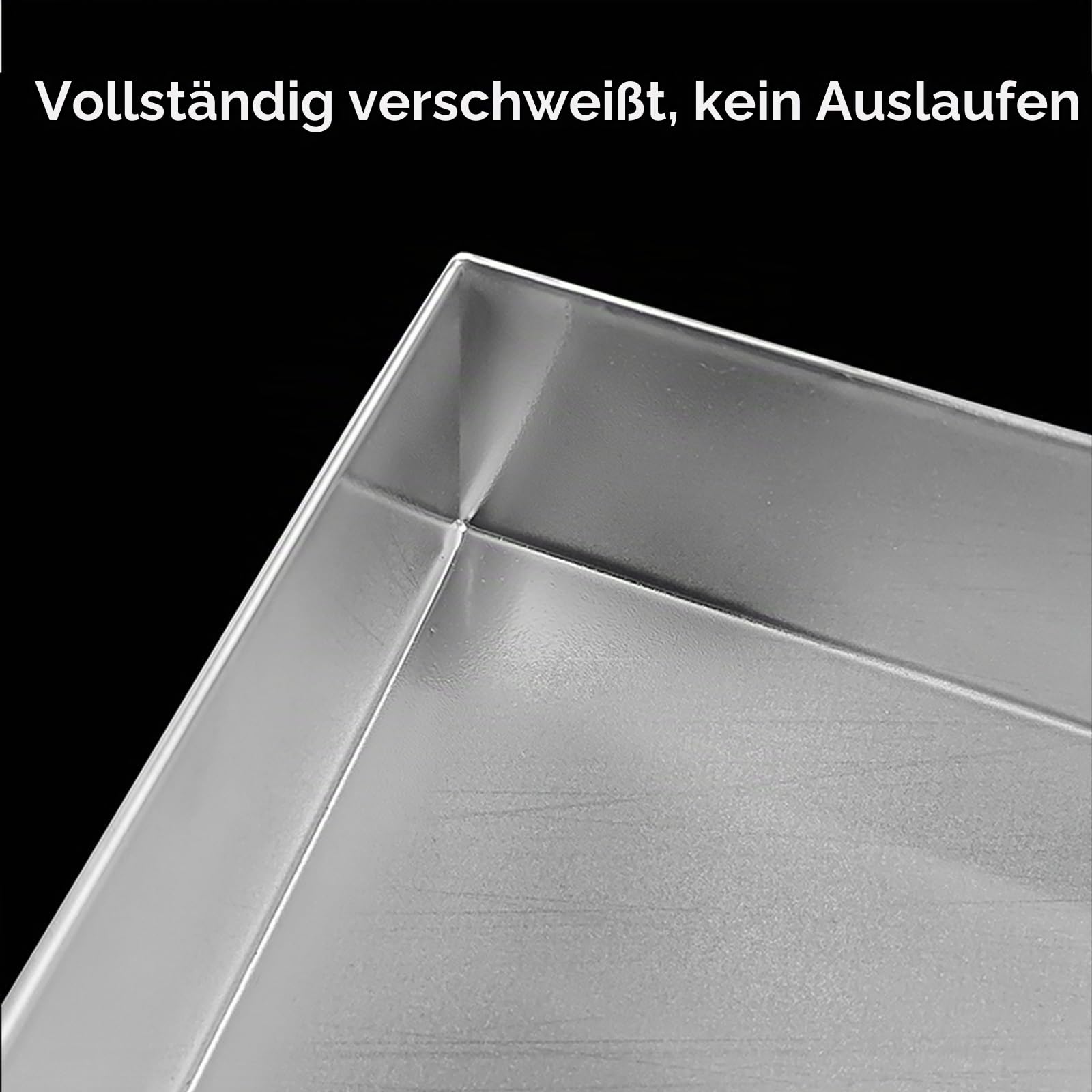 Auffangschale Premium 304 Edelstahl Ölauffangwanne, Mehrzweckwanne, Gewächshauswanne Pflanzwanne Mehrere Größen(100x50x4cm/39x19x1.5in)